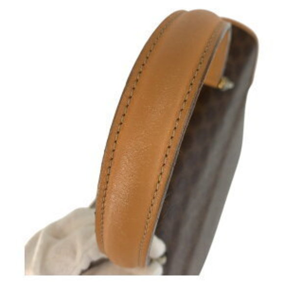 Celine Brown Handbag Leather Macadam - Picture 7 of 9